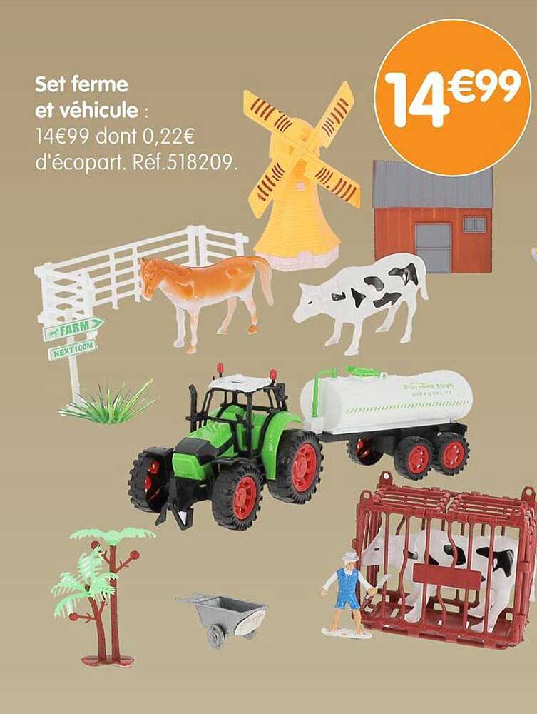 Set ferme et véhicule :