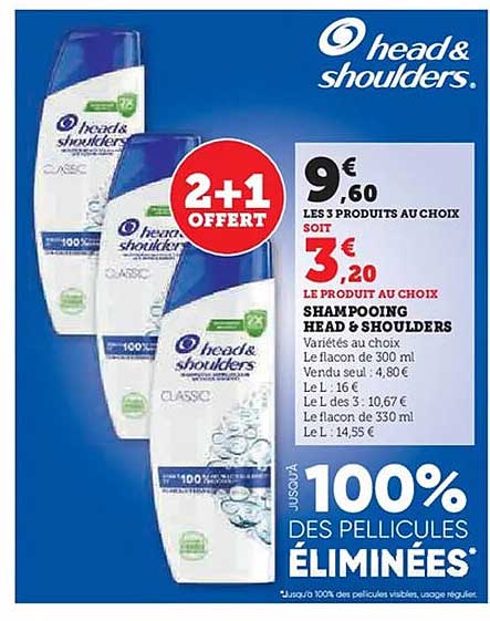 SHAMPOOING HEAD & SHOULDERS