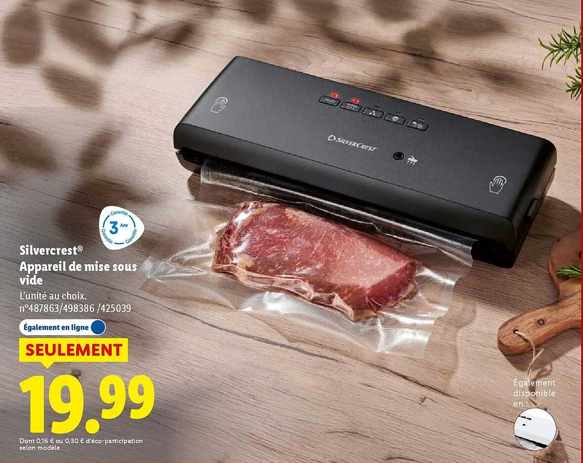 Silvercrest® Appareil de mise sous vide