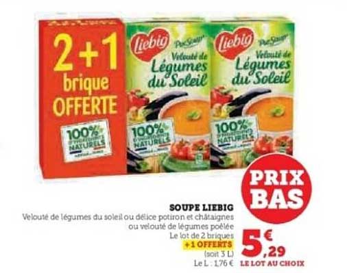 SOUPES LIEBIG - Velouté de légumes du soleil