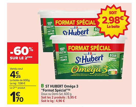 ST HUBERT Oméga 3 "Format Spécial"