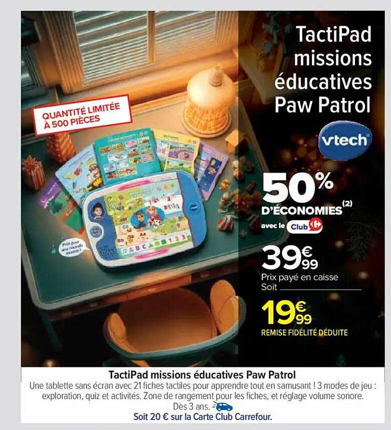 Tactipad missions éducatives Paw Patrol
