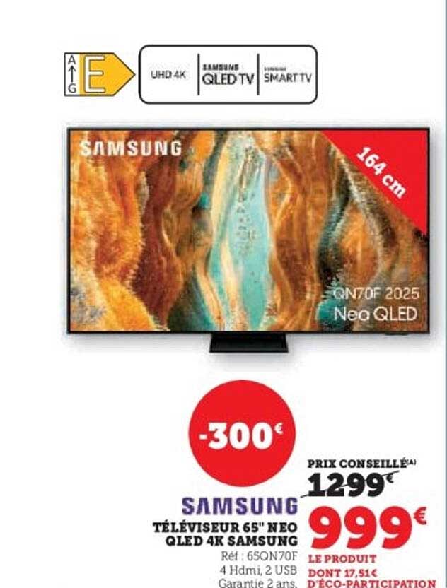 Téléviseur 65" Neo QLED 4K SAMSUNG