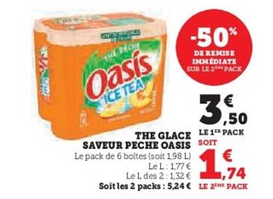 THE GLACE SAVEUR PECHE OASIS