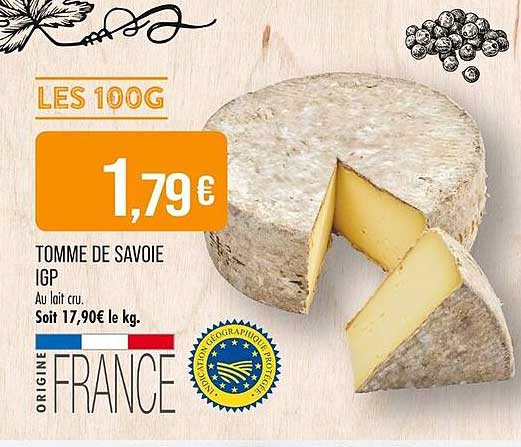 TOMME DE SAVOIE IGP