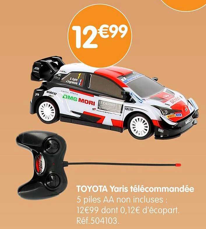 TOYOTA Yaris télécommandée