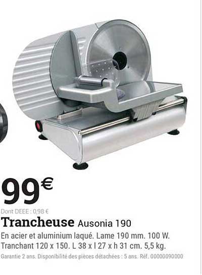 Trancheuse Ausonia 190
