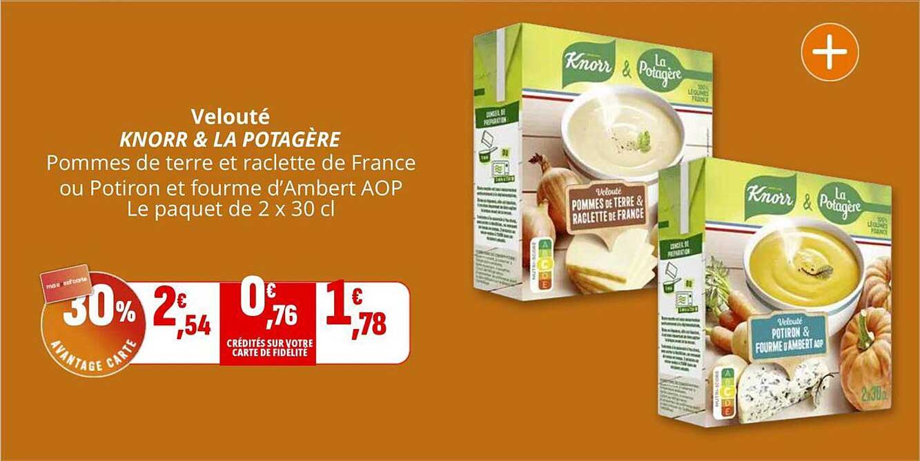 Velouté KNORR & LA POTAGÈRE
