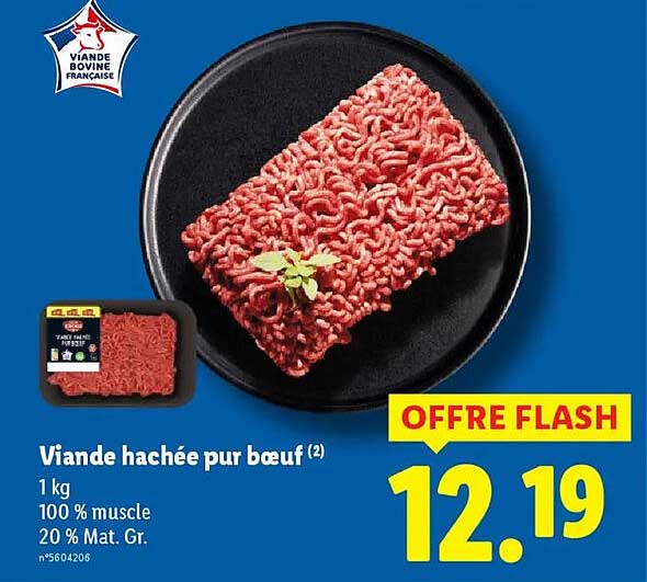 Viande hachée pur bœuf