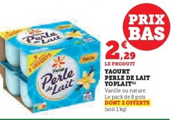 Yaourt Perle de Lait Yoplait