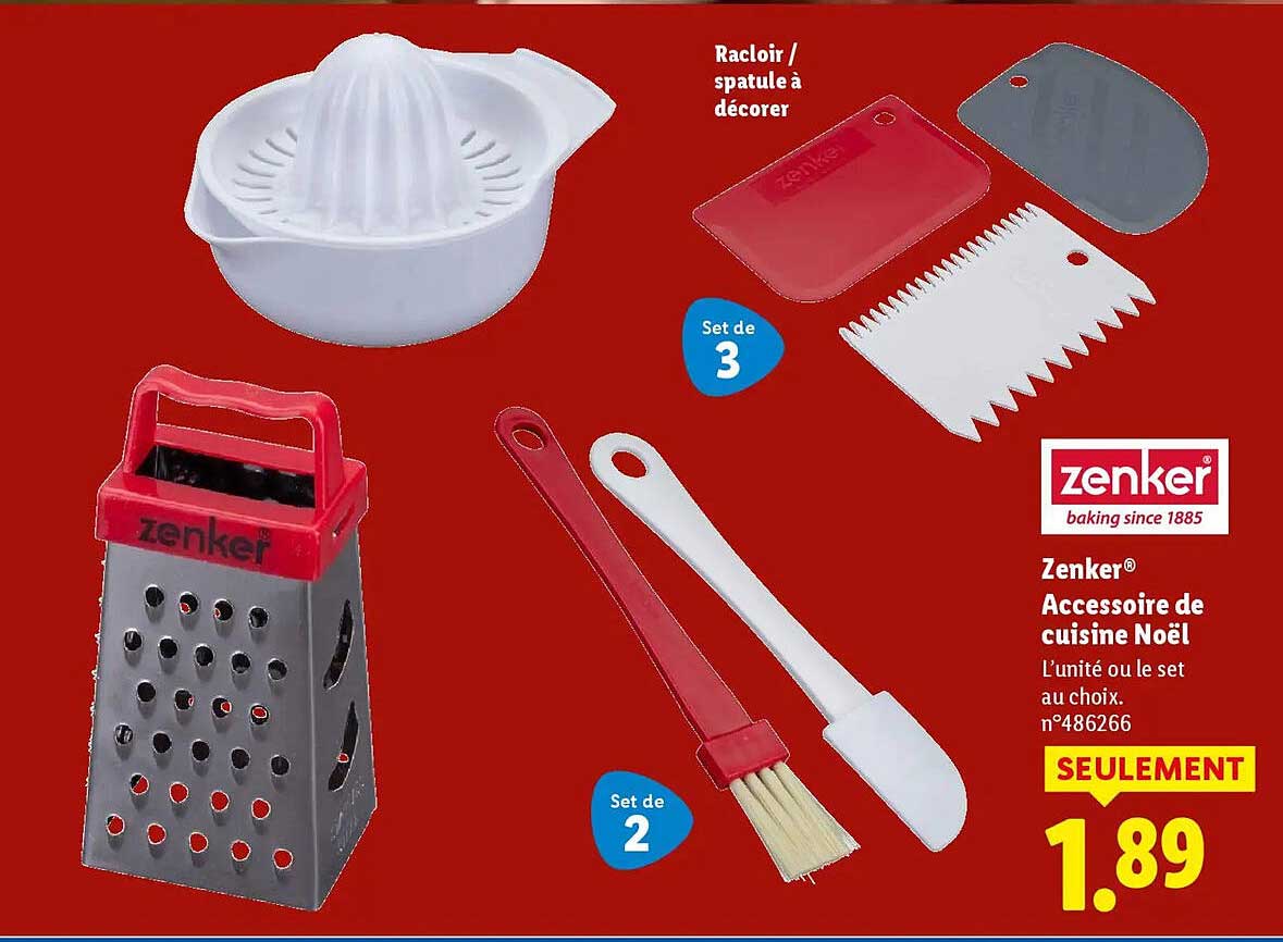 Zenker® Accessoire de cuisine Noël