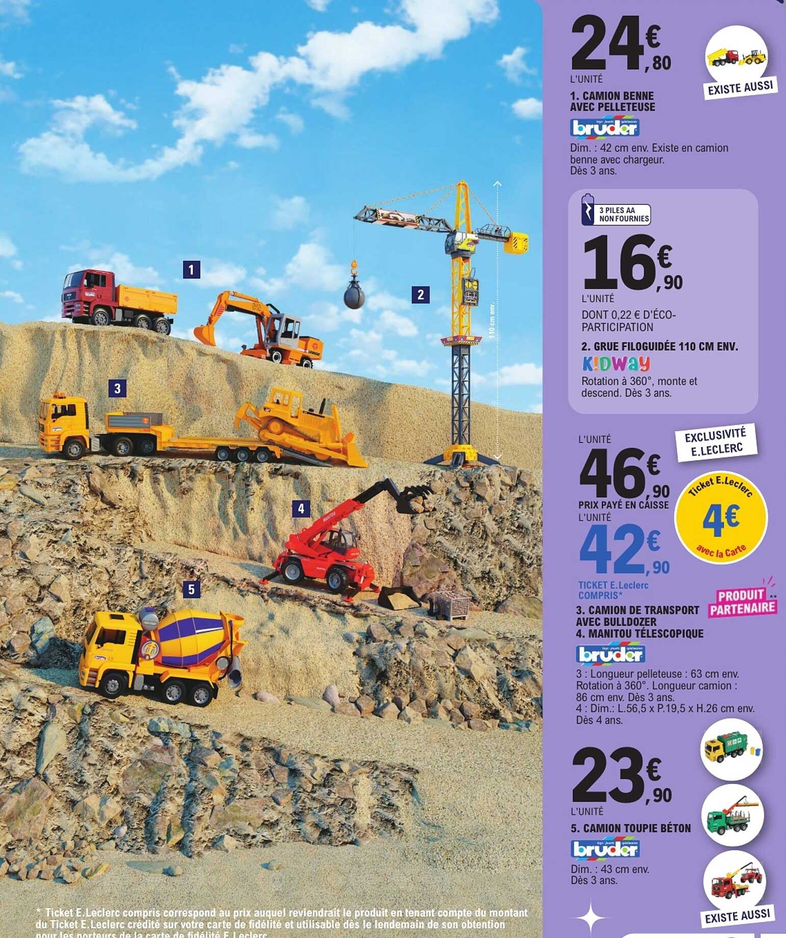 1. CAMION BENNE AVEC PELLETEUSE