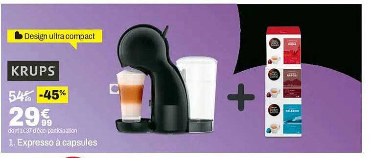 1. Expresso à capsules