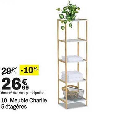 10. Meuble Charlie 5 étagères