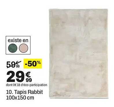 10. Tapis Rabbit 100x150 cm