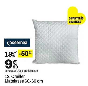 12. Oreiller Matelassé 60x60 cm