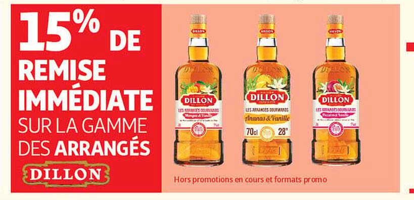 15% DE REMISE IMMÉDIATE SUR LA GAMME DES ARRANGÉS DILLON