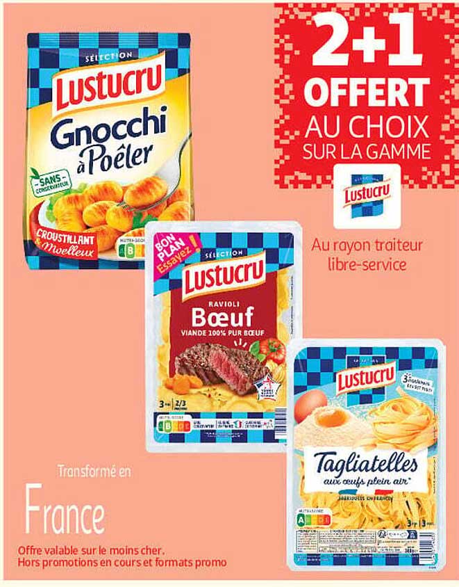 2+1 OFFERT AU CHOIX SUR LA GAMME