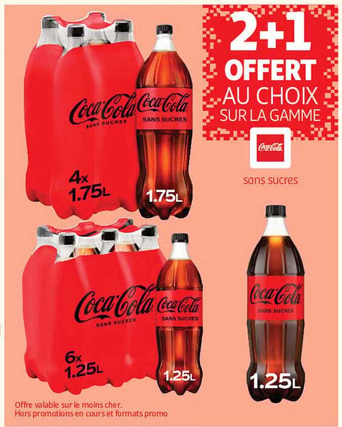 2+1 OFFERT AU CHOIX SUR LA GAMME sans sucres