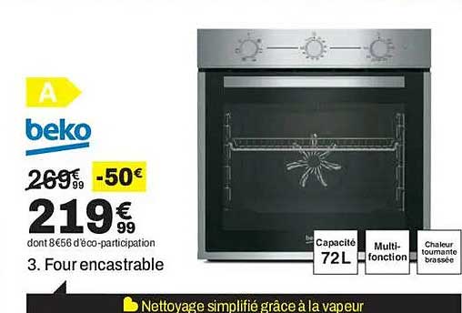 3. Four encastrable