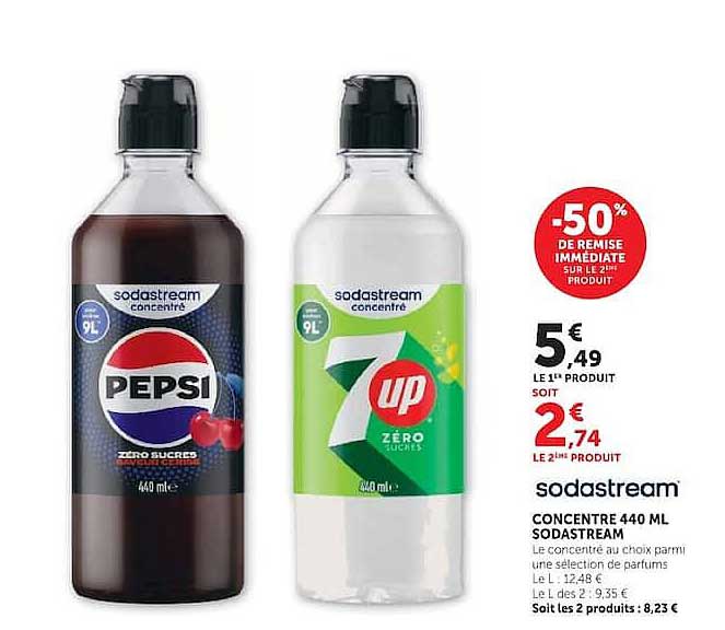 -50% de remise immédiate sur le 2e produit