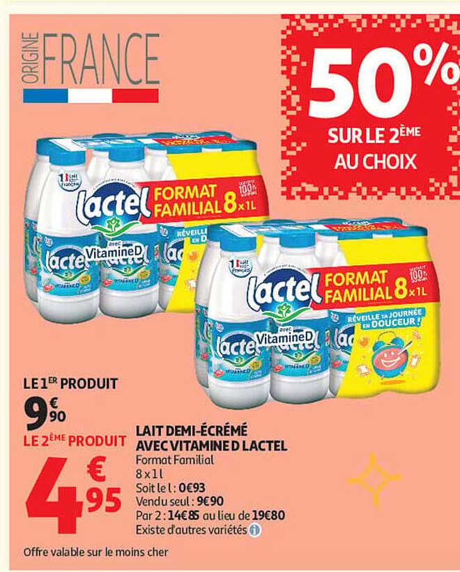 50% SUR LE 2ÈME AU CHOIX