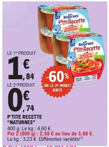 -60% sur le 2e produit acheté