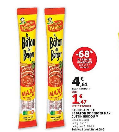 -68% de remise immédiate sur le 2ème produit