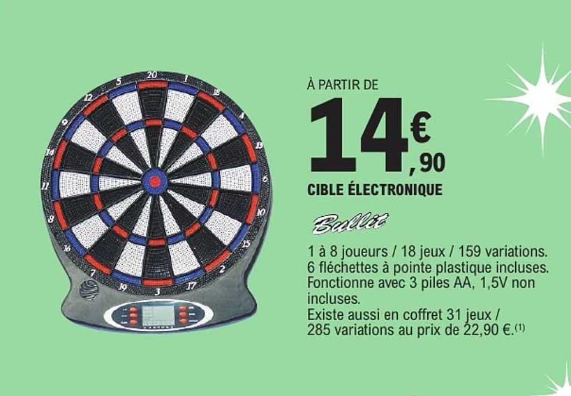 À PARTIR DE 14€90 CIBLE ÉLECTRONIQUE