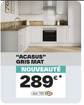 "ACASUS" GRIS MAT