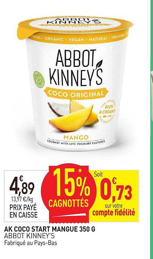 AK COCO START MANGUE 350 G ABBOT KINNEY’S