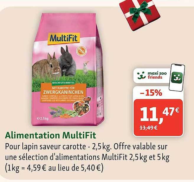 Alimentation MultiFit
