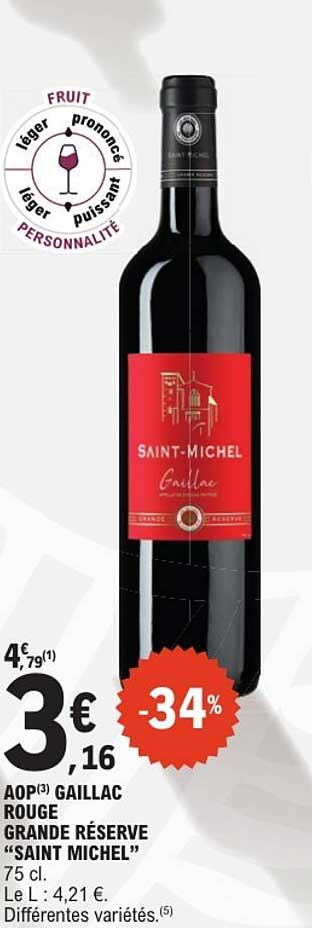 AOP GAILLAC ROUGE GRANDE RÉSERVE “SAINT MICHEL”
