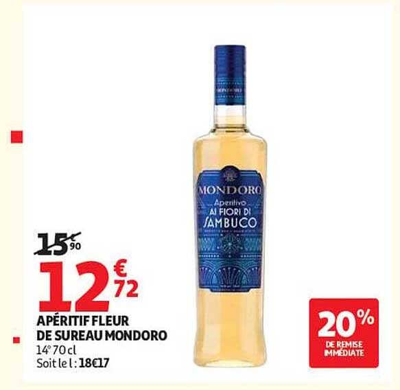 APÉRITIF FLEUR DE SUREAU MONDORO