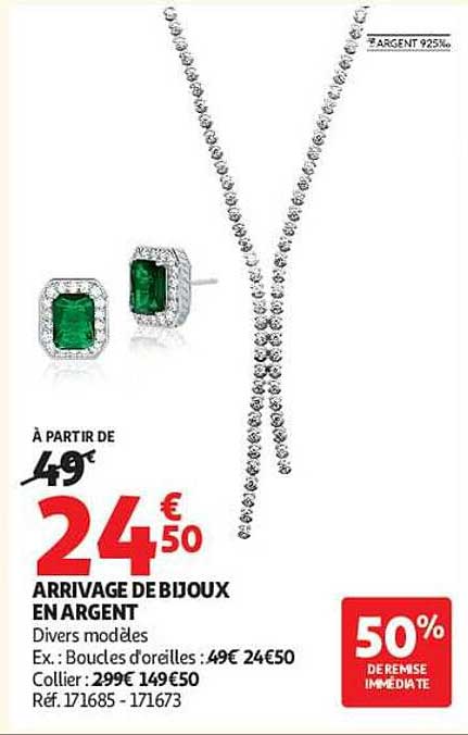 ARRIVAGE DE BIJOUX EN ARGENT
