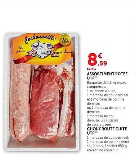ASSORTIMENT POTEE UTP