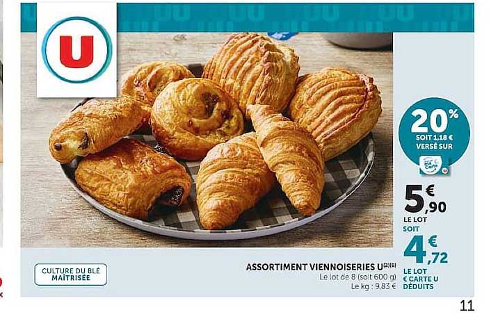 ASSORTIMENT VIENNOISERIES U