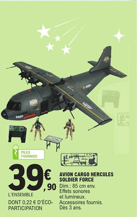 AVION CARGO HERCULES SOLDIER FORCE