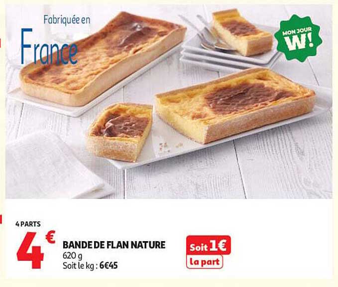 BANDE DE FLAN NATURE