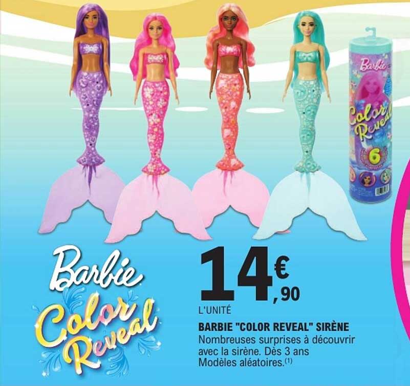 Barbie "Color Reveal" Sirène
