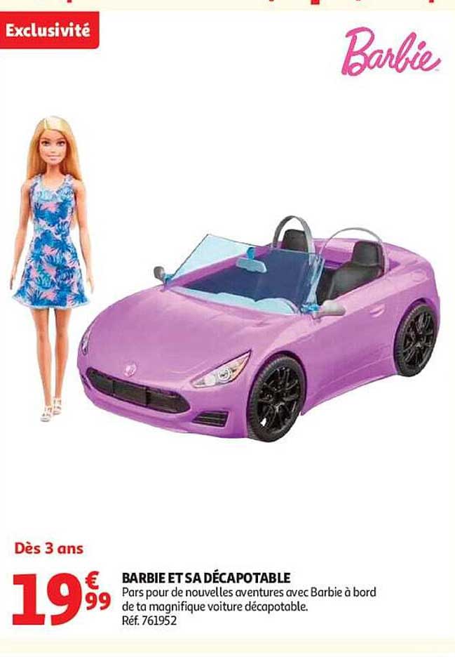 BARBIE ET SA DÉCAPOTABLE