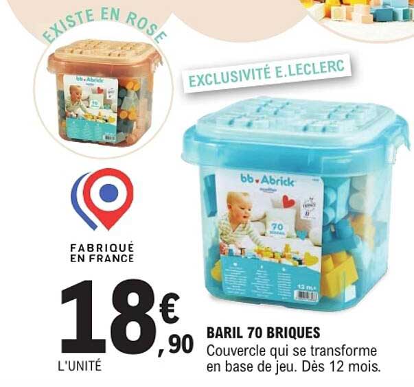 BARIL 70 BRIQUES