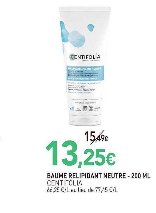BAUME RELIPIDANT NEUTRE - 200 ML