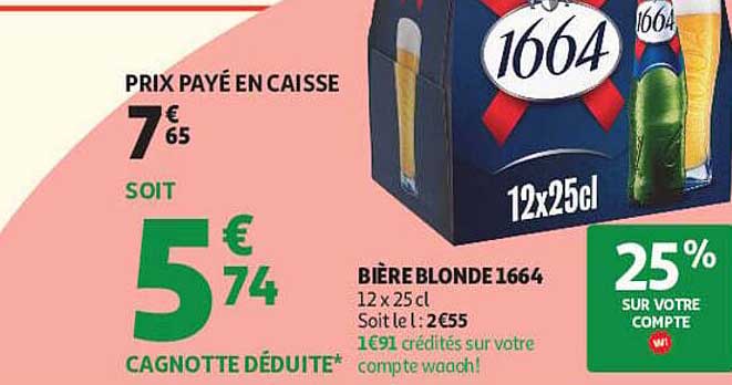 BIÈRE BLONDE 1664