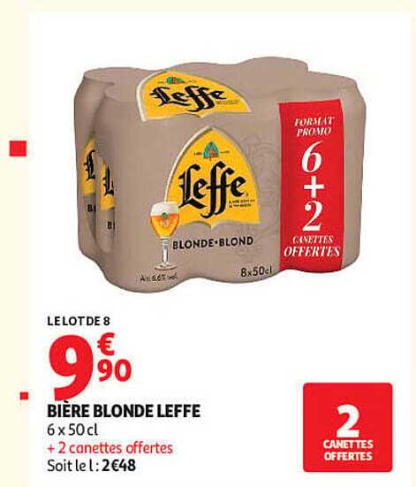 BIÈRE BLONDE LEFFE