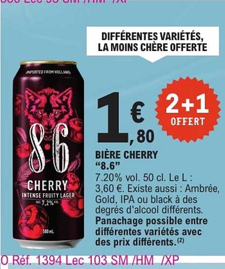 BIÈRE CHERRY “8.6”