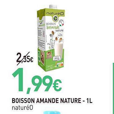 BOISSON AMANDE NATURE - 1L