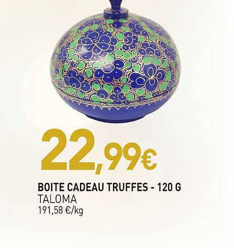 BOITE CADEAU TRUFFES - 120 G TALOMA
