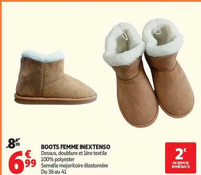 BOOTS FEMME INEXTENSO