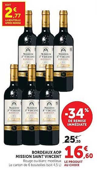 BORDEAUX AOP MISSION SAINT VINCENT
